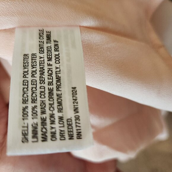 A New Day Light Pink Ruffled Sleeveless Midi Dress Size L NWT - Picture 14 of 14